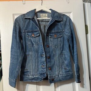 Madewell XS Blue Denim Trucker Jacket F0370 New